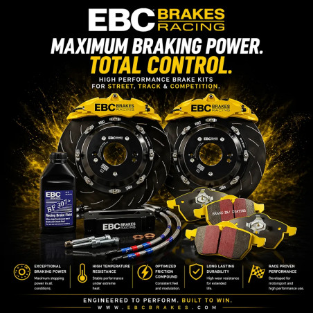 EBC Brakes. Kits de frenada, conjuntos de frenada con discos y pastillas EBC