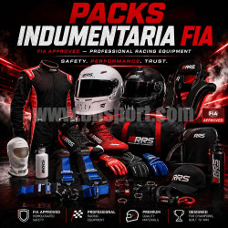 Packs de equipamiento homologados FIA y ofertas para pilotos de automovilismo