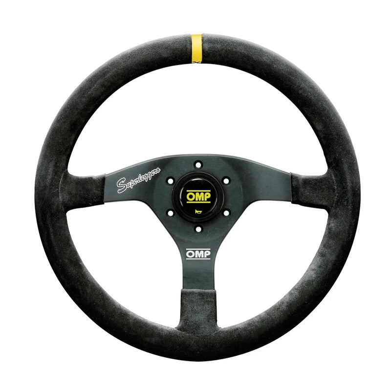Volante OMP VELOCITA’ SUPERLEGGERO: SUEDE LEATHER 350mm DIAMETER