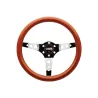 Volante OMP MUGELLO:WOODEN D.350mm HANDGRIP OVAL:25X23mm