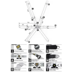 Arneses OMP ONE-D 2″ PULL UP FIA 8853-2016
