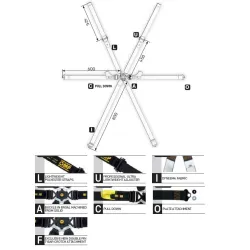 Arneses OMP FIA ONE 2″ ENDURANCE PULL DOWN