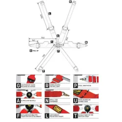 Arneses OMP TECNICA 3 FIA 8853-2016 – PULL UP