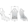 Asiento deportivo baket OMP TRS-X FIA 8855-1999