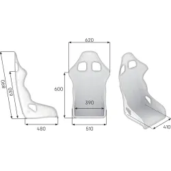 Asiento deportivo baket OMP FIRST-R FIA 8855-1999