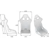 Asiento deportivo baket OMP FIRST-R FIA 8855-1999