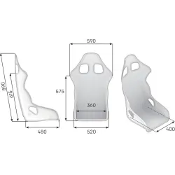 Asiento deportivo baket OMP CHAMP FIA 8855-1999