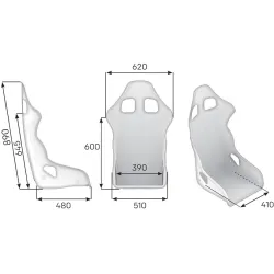 Asiento deportivo baket OMP WRC FIA 8855-1999