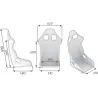 Asiento deportivo baket OMP WRC FIA 8855-1999