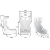 Asiento deportivo baket OMP HTE FIA 8855-1999