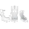 Asiento deportivo baket OMP HTE 400 FIA 8855-1999