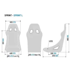 Asiento deportivo FIA Sparco SPRINT+
