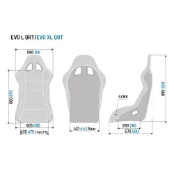 Asiento deportivo FIA fibra ultraligero Sparco EVO L QRT