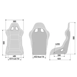 Asiento deportivo FIA fibra ultraligero Sparco EVO QRT X