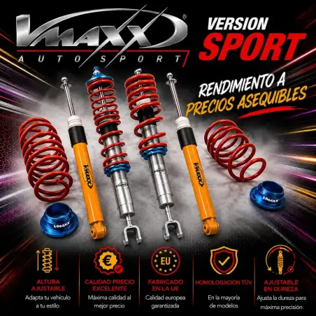 Suspensiones VMaxx X-Sport Volkswagen Polo 6R/6C 09 - 7.17 Bieletas requeridas