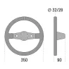 Volante Sparco STRWHL 215 SUEDE BLACK NO COLOR