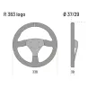 Volante Sparco STRWHL 383 SPARCO LOGO SUEDE BLACK