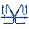 Arnés  de seguridad COMPETITION H-3+2 6PT BL STEEL