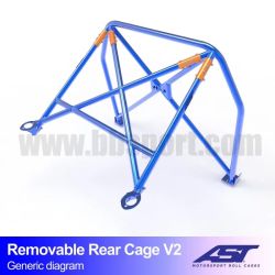 Arco Trasero Toyota GR86 (ZN8) 2-door Coupe REMOVABLE REAR CAGE V2 AST Roll cages