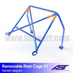 Arco Trasero BMW 1-Series (F20) 5-door Hatchback REMOVABLE REAR CAGE V1 AST Roll cages