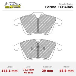 Ferodo FCP4045H – forma FCP4045, medidas