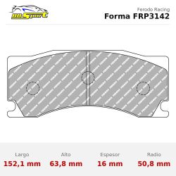 Set pastillas Ferodo Racing FRP3142