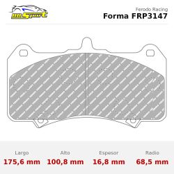 Set pastillas Ferodo Racing FRP3147 para pinzas AP Racing