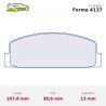 Set pastillas CL Brakes 4137 eje trasero para Mazda RX-7 FD
