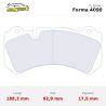 Set pastillas CL Brakes 4090 eje delantero para Mercedes-Benz Clase C W204…, Aston Martin DB11 y Audi A6/S6/RS6 C6 4F