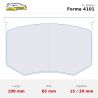 Set pastillas CL Brakes 4101T20 eje trasero para Ac Cobra y Ford GT40