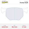 Set pastillas CL Brakes 4120 eje trasero para BMW M3 E46/M5 E34/Z4 E85