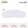 Set pastillas CL Brakes 4092 eje delantero para Chevrolet Corvette C5/Corvette C6