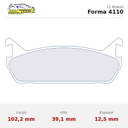 Set pastillas CL Brakes 4110 eje trasero para Mazda MX-5 NA