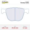 Set pastillas CL Brakes 4161 eje trasero para BMW M3 E9X