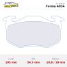 Set pastillas CL Brakes 4034T11 eje trasero para Peugeot 106/205/206/207…, Alpine A310/A610/GTA y Citroën Saxo/ZX