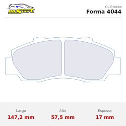 Set pastillas CL Brakes 4044 eje delantero para Honda Civic MK6 EK-EM/Integra DC2