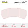 Set pastillas CL Brakes 5004W42T17 eje trasero para Ford Mustang S550
