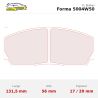 Set pastillas CL Brakes 5004W50T20 eje delantero y trasero para BMW M3 E9X/Z4 E89, Bmw E92 M3 y Chevrolet Corvette C7