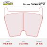Set pastillas CL Brakes 5024W56T17 eje delantero para Audi A5…, Lamborghini Diablo… y Mitsubishi Lancer EVO 10