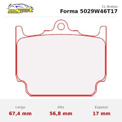 Set pastillas CL Brakes 5029W46T17