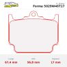 Set pastillas CL Brakes 5029W46T17