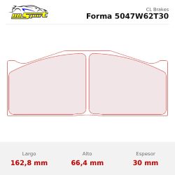 Set pastillas CL Brakes 5047W62T30 para pinzas Raybestos