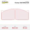 Set pastillas CL Brakes 5047W62T30 para pinzas Raybestos