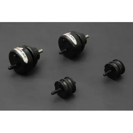 BMW Serie 3 E3, E46, Z3 E36, Z4 E85 Set de soportes de motor y cambio reforzados Hardrace (Street Spec version)