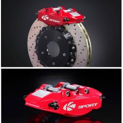 Kit frenos KSport trasero Nissan Z RZ34 - pinzas rojas