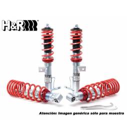 BMW Serie1 F20/21  10/11- 1K2/1K4 2WD, desde 921kg no susp. adapt. H&R Susp. rosc. ajust. Monotube coilovers VA 45-70 /HA 35-70