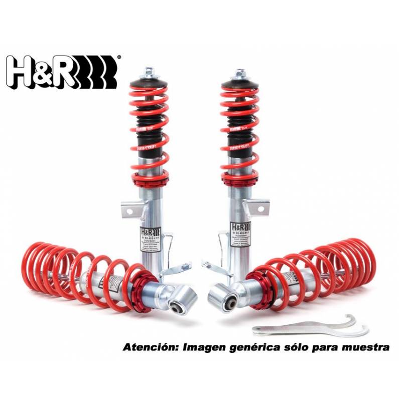 BMW 3er E30 Touring/SW 11/82- 3/1-3/R 2WD 4-6-Cil. y Fzg ø 51 mm H&R Susp. rosc. ajust. Monotube coilovers VA 40-70/HA 30-60 mm BMW 3er E30 Touring/SW 11/82- 3/1-3/R 2WD 4-6-Cil. y Fzg ø 51 mm H&R Susp. rosc. ajust. Monotube coilovers VA 40-70/HA 30-60 mm