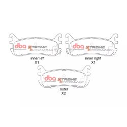 Kit freno DBA trasero 250 mm (Street T2 + Xtreme Performance) para Mazda MX-5 NA/MX-5 NB
