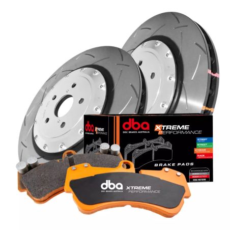 Kit freno DBA delantero 370 mm (5000 T3 + Xtreme Performance) para Audi RS3 8V (ref. DBA53004SLVS-15005XP)