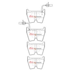 Kit freno DBA delantero 365 mm (5000 T3 + Xtreme Performance) para Audi R8 4S/R8 Type 42/RS4 B8/RS5 B8